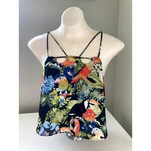 Top Shop tropical toucan shirt